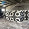 1.7*3m Standard Deflatable Pneumatic Rubber Fender White Tyres For Boat And Ship