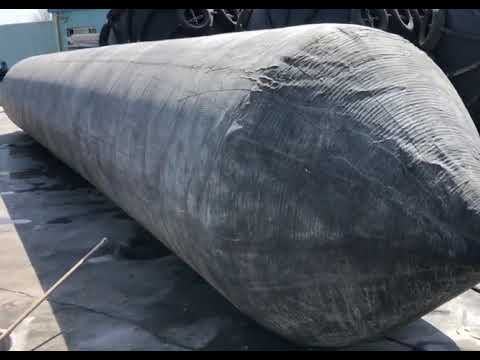 کیفیت Black Marine Rubber Airbag Safety Effective Green Environmental Protection کارخانه