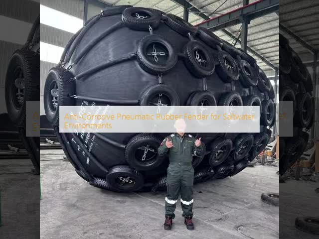 کیفیت High Strength Pneumatic Rubber Fender Inflatable Design For Large Tankers Bulk Carriers Floating Marine کارخانه