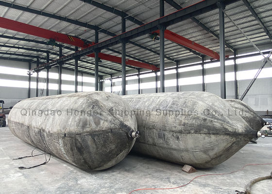 کیفیت Heavy-Duty Marine Rubber Airbag with Synthetic Tire Cord Layers for 0.8-3 M Diameter and 4-25 M Length Ship Launching کارخانه
