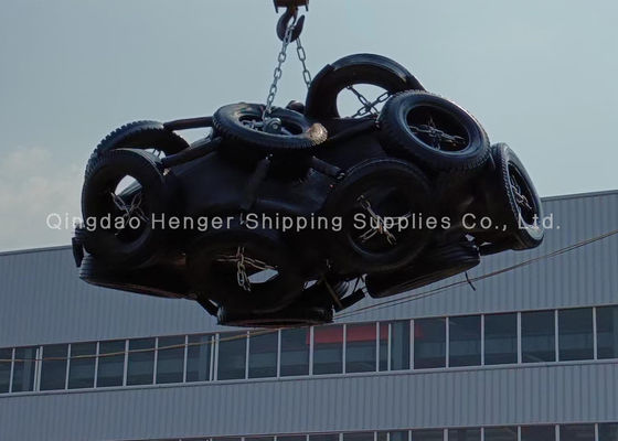 کیفیت ISO 17357 Compliant Natural Rubber Pneumatic Rubber Fender with 50Kpa/80kpa Working Pressure for Marine Protection کارخانه