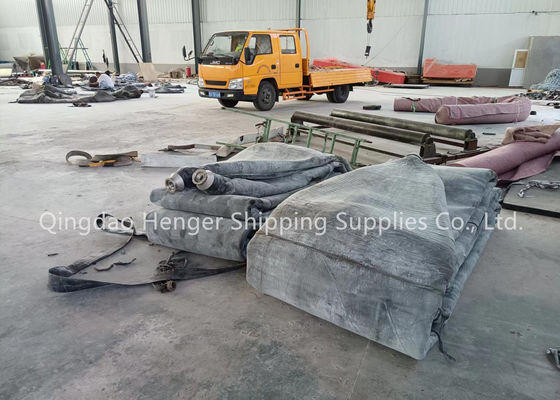 کیفیت Shipping Launching Inflatable Rubber Airbag For Vessel کارخانه