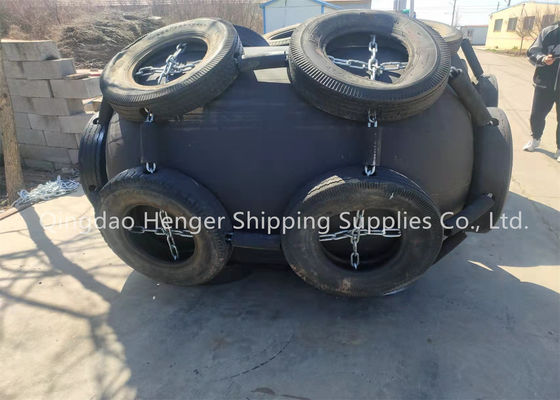 کیفیت Customized ISO17357 Pneumatic Rubber Fender 0.3-4.8 M for Marine Applications کارخانه