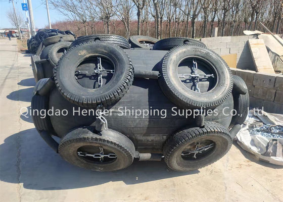 کیفیت مدت عمر طولانی 24 ماه 80kpa شناور پنوماتیک دریایی لاستیک Fender طراحی با استفاده از زندگی 10 سال کارخانه