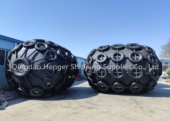 کیفیت ISO 17357 Certified Pneumatic Rubber Fender with Natural Rubber Cover and 50Kpa/80kpa Working Pressure کارخانه