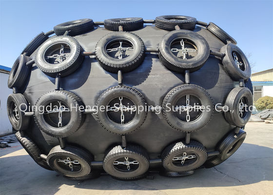 کیفیت ISO 17357 Compliant Natural Rubber Pneumatic Rubber Fender with 50Kpa/80kpa Working Pressure for Marine Protection کارخانه