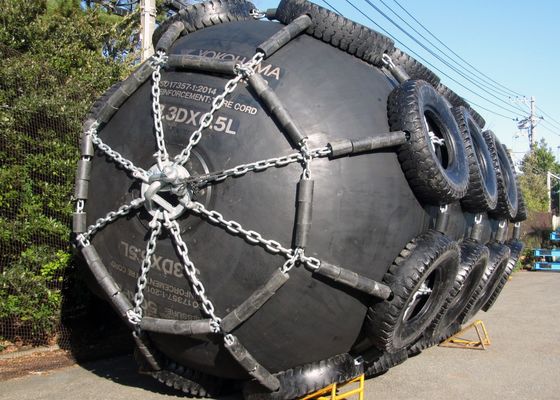 کیفیت گلگیرهای دریایی بادوام 0.7*1.5~1.0*1.5 Rubber STS STD 50KP شیری سفید کشتی خاکستری کارخانه