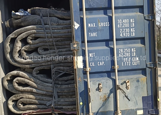 کیفیت گواهینامه BV کیسه هوا باد شونده دریایی 1.5X24M برای راه اندازی کشتی کارخانه