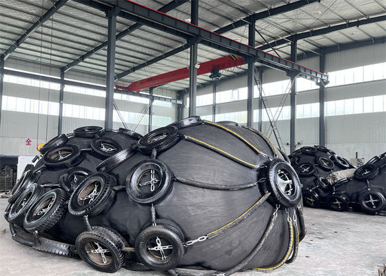 کیفیت قایق دریایی نوع یوکوهاما نوع شبکه نوع پنوماتیک لاستیک فندر استاندارد ISO 17357 کارخانه