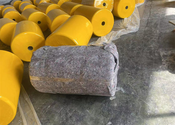 کیفیت 300x500mm فندر پر از فوم زرد غیر قابل غرق با شبکه زنجیره ای کارخانه