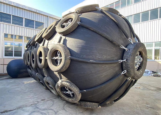 کیفیت یوکوهاما نوع STS STD پنوماتیک لاستیک Fender Marine Fender با لاستیک شبکه کارخانه