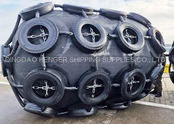 کیفیت 3300x6500mm پنوماتیک لاستیک Fender ISO17357 گواهینامه 80Kpa کارخانه