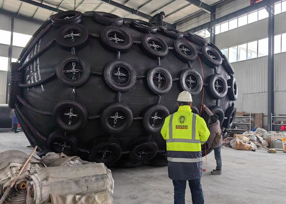 کیفیت فندر پنوماتیک دریایی یوکواما فندر پنوماتیک طبیعی با شبکه زنجیره ای کارخانه