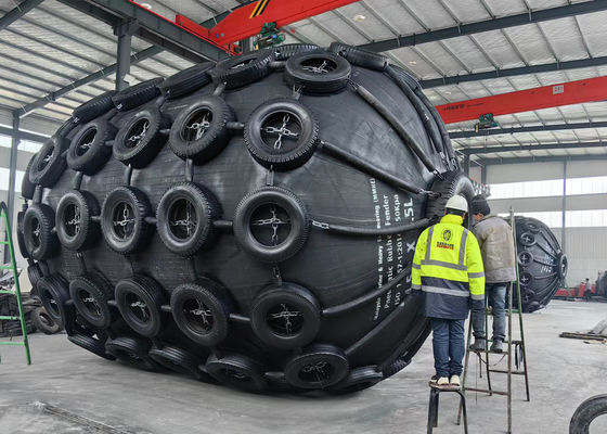 کیفیت فندر پنوماتیک دریایی یوکواما فندر پنوماتیک طبیعی با شبکه زنجیره ای کارخانه