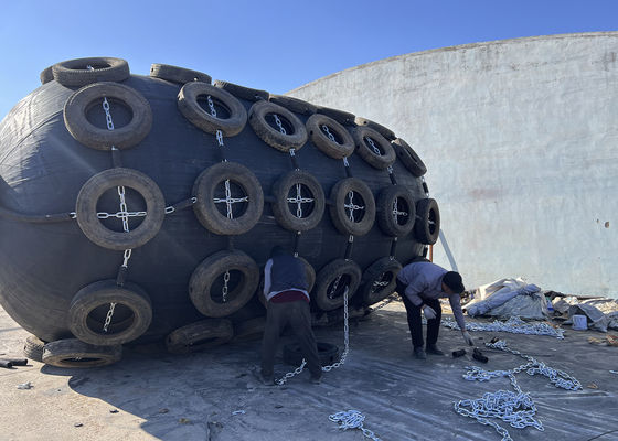 کیفیت فندر لاستیکی دریایی لنگرگاه کشتی فندر لاستیکی پنوماتیک یوکواما کارخانه