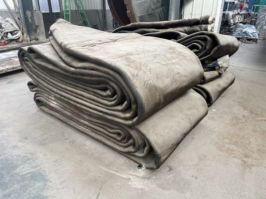 کیفیت کوله های هوا برای پرتاب کشتی از لاستیک طبیعی دریایی سفارشی با گواهینامه ISO کارخانه