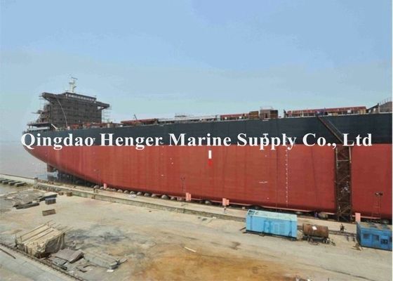 کیفیت HENGER Heavy Duty Marine Rubber Airbag با لایه های متعدد 0.8-3 M قطر و 4-25 M طول برای پرتاب کشتی کارخانه