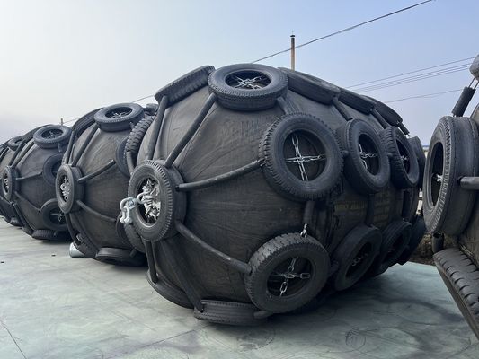 کیفیت عملکرد مطلوب پنوماتیک فندر دریایی با فشار بالا کارخانه