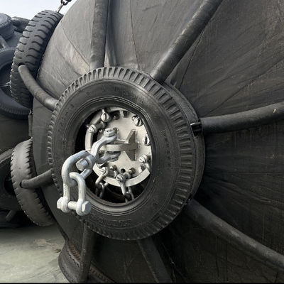 کیفیت ISO 17357 Certified Natural Rubber Pneumatic Fender with 50Kpa Working Pressure for Marine Safety کارخانه