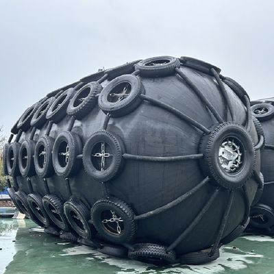 کیفیت ISO 17357 Certified Natural Rubber Pneumatic Fender with 50Kpa Working Pressure for Marine Safety کارخانه
