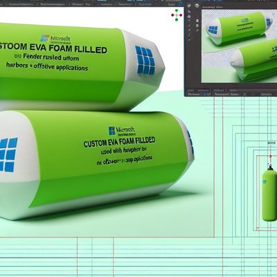 کیفیت فندر پر از فوم EVA سفارشی برای استفاده در بندر و ساحل کارخانه