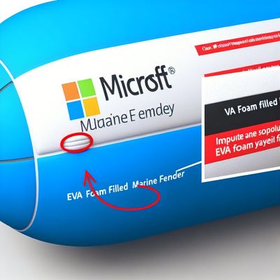 کیفیت فندر دریایی پر از فوم EVA برای ایمنی بندر و ساحل کارخانه