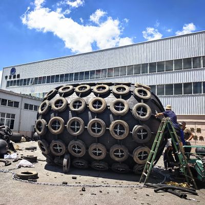 کیفیت گلگیر بادی لاستیکی سفید با گواهینامه CCS BV برای عملیات دریایی کارخانه