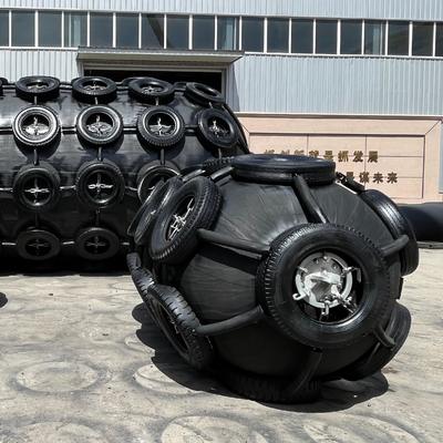 کیفیت Professional-Grade CCS/BV/LR/DNV Certified Black Pneumatic Rubber Fender for STS/STD Applications کارخانه