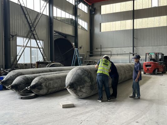 کیفیت Anti Corrosion Marine Rubber Airbag for Long Term Saltwater Service with 0.8-3 M Diameter کارخانه