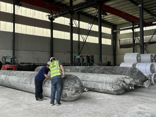 کیفیت Anti Corrosion Marine Rubber Airbag for Long Term Saltwater Service with 0.8-3 M Diameter کارخانه