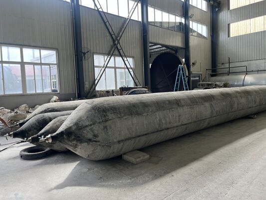 کیفیت Marine Rubber Airbag with Rapid Inflation Manifold for Simultaneous Multi Unit Operation in 0.8-3 M Diameter کارخانه