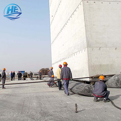 کیفیت کشتی راه اندازی کشتی دریایی لاستیک هوا فشار بالا دریایی تعمیر کیسه هوا کارخانه