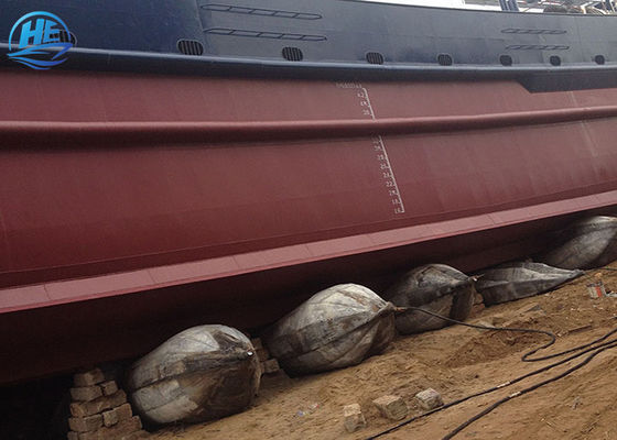 کیفیت کیسه هوا لاستیکی دریایی 6-14 لایه برای راه اندازی قایق کارخانه