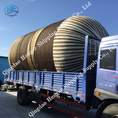 کیفیت 50KPa / 80Kpa ISO 17357 Marine Rubber Fender Yokohama Ship Buoy Fenders کارخانه