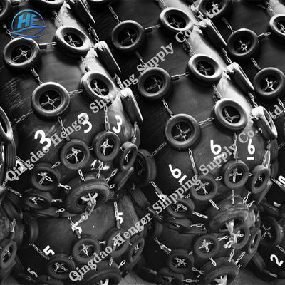 کیفیت لاستیک دریایی پنوماتیک لاستیکی طبیعی با دوام 0.05MPa و 0.08MPa برای اسکله و کشتی ها کارخانه