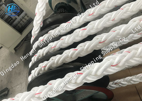 کیفیت قدرتمند PP Mooring Rope 8 Strand 56MM سبک مقاومت در برابر ساینده خوب کارخانه