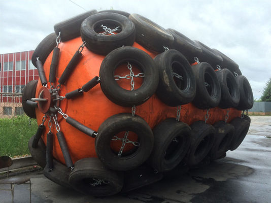 کیفیت Low Maintenance Required UV Resistant And Corrosion Resistant Foam Filled Fender with High Energy Absorption Capacity for Marine Floating Fender کارخانه