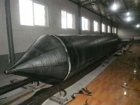 کیفیت قایق لاستیکی دریایی سیاه و سفید بالابر راه اندازی کیسه هوا بادی کارخانه
