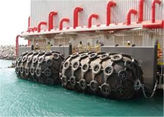 کیفیت 1700X3000MM تایر زنجیره ای 80Kpa پنوماتیک لاستیک گلگیر کارخانه