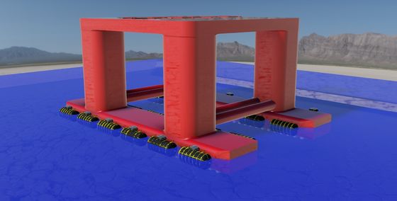 کیفیت کیسه های هوا برای بالابری سنگین دریایی بارانداز خشک بار حمل بالابر و کیسه هوا دریایی کارخانه