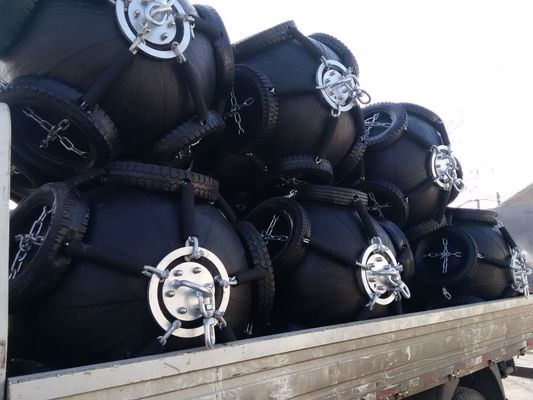 کیفیت تورهای طناب شناور لاستیکی پنوماتیک فنر دریایی پنوماتیک d نوع فندر کارخانه