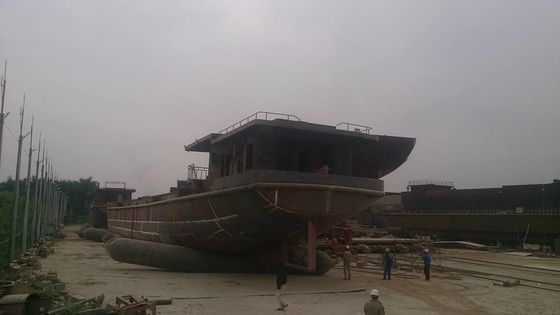 کیفیت کیسه بالابر هوا لاستیکی پنوماتیک برای راه اندازی کشتی کارخانه