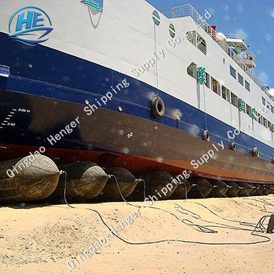 کیفیت D15 L12m 8 Layers Shiping Marine Salvage Airbags Floating Rubber Marine Airbag کارخانه