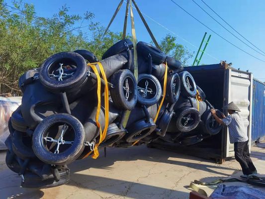 کیفیت گلگیر لاستیکی بادی قایق دریایی دارای گواهینامه یوکوهاما نوع BV کارخانه