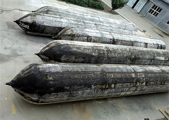 کیفیت ISO 14409 Certified Pneumatic Rubber Fender - Natural Rubber Marine Airbag with 80kpa Working Pressure کارخانه