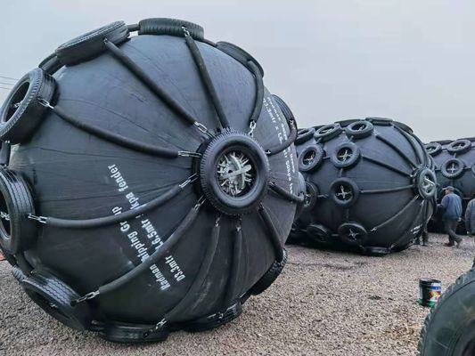 کیفیت گواهی IS0 17357 استاندارد 50Kpa Yokohama Rubber Fender BV کارخانه