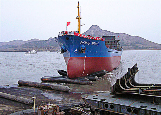 کیفیت ISO 14409 Certified Marine Rubber Airbag with 80kPa Working Pressure and Natural Rubber Material کارخانه