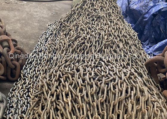 کیفیت زنجیر لنگر دریایی استادلس استیل زنجیر پیوند گل میخ کارخانه