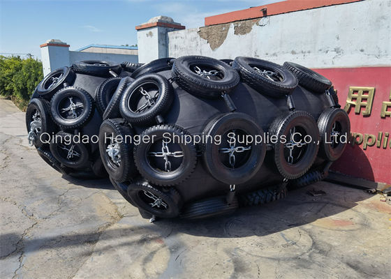 کیفیت 50kpa Inflatable Rubber Fender for Ship Docking 24 Months Shelf Life کارخانه
